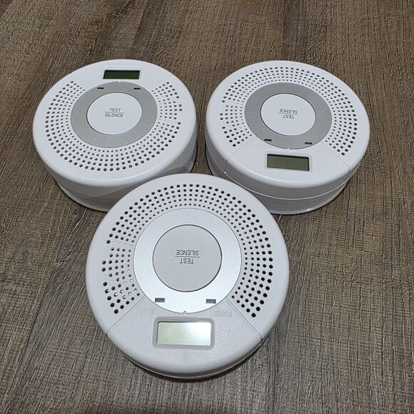 Smoke & Carbon Monoxide Detector Alarm with LCD Display – 3 Pack – Brand New - Picture 9 of 14